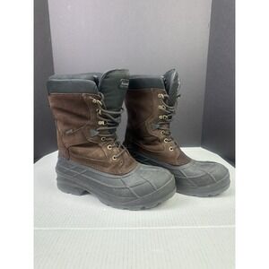 Kamik Men's Waterproof Winter Boot Dark Brown WK0097-DBR 3M Thinsulate
